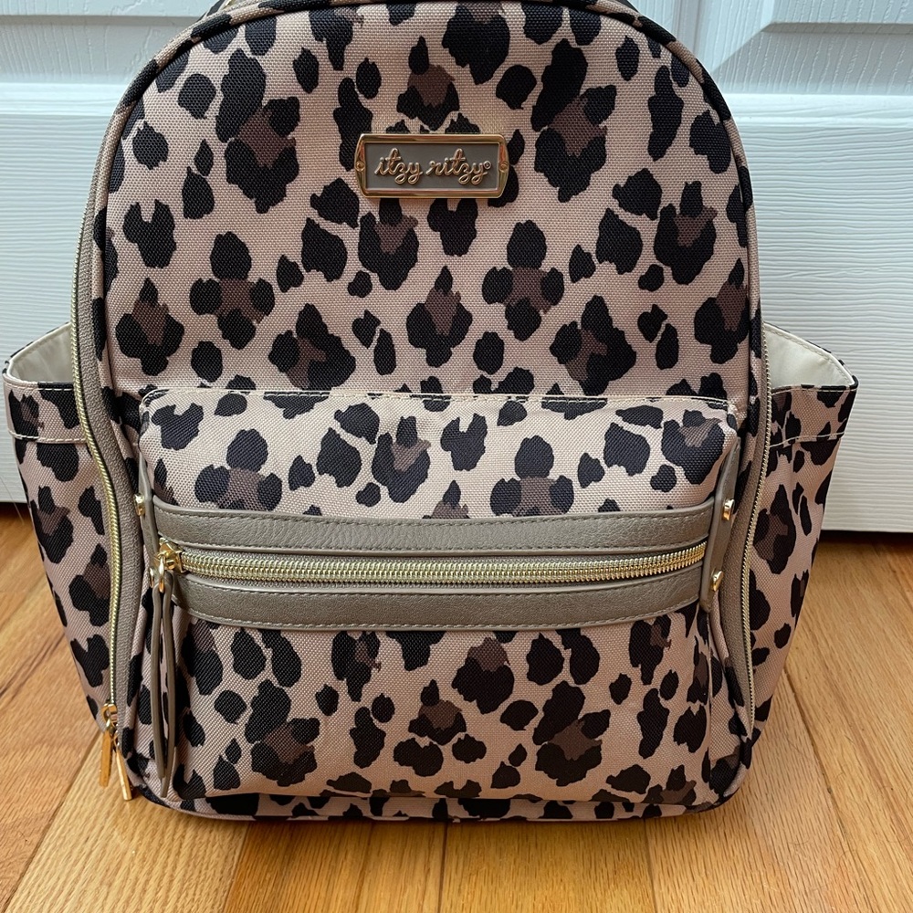 Itzy Ritzy Leopard Print Mini Backpack